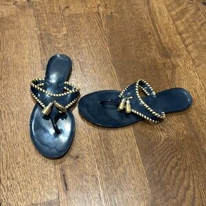 Jack Rogers Women’s Sandals Blue and Gold Size 9